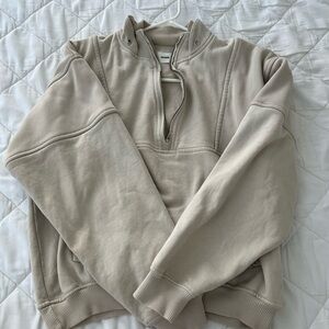 Joah Brown 3/4 zip sweatshirt S/M